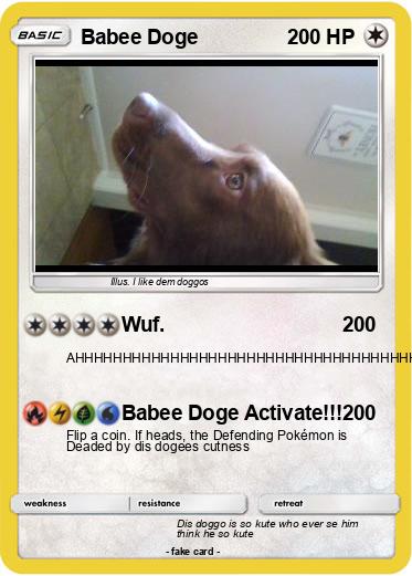 Pokemon Babee Doge