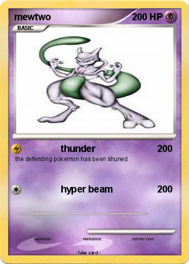 Pokemon mewtwo