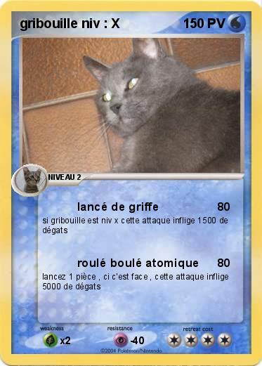 Pokemon gribouille niv : X