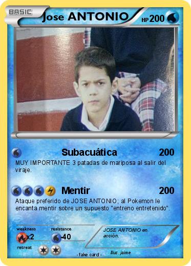 Pokemon Jose ANTONIO