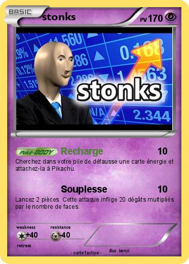 Pokemon stonks