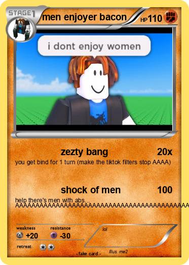 Pokemon men enjoyer bacon