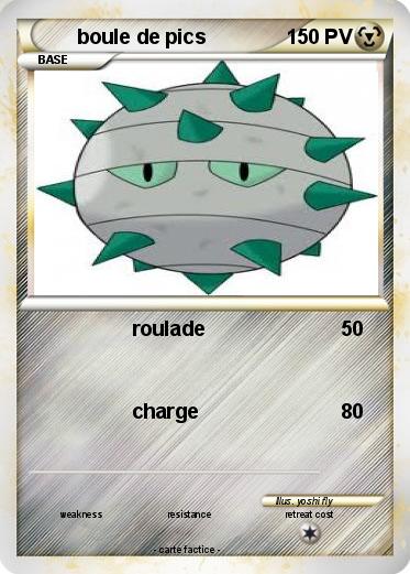 Pokemon boule de pics