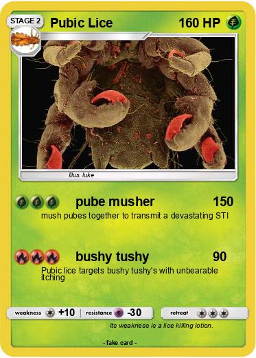 Pokemon Pubic Lice