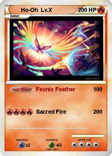 Pokemon Ho-Oh  Lv.X
