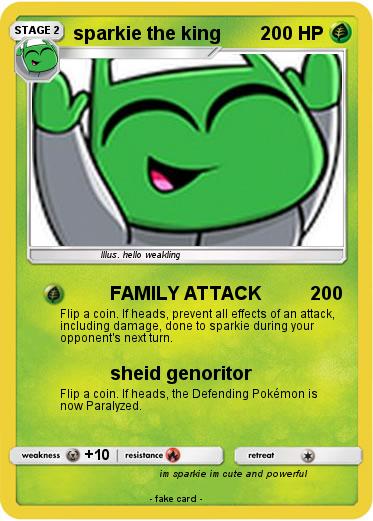 Pokemon sparkie the king