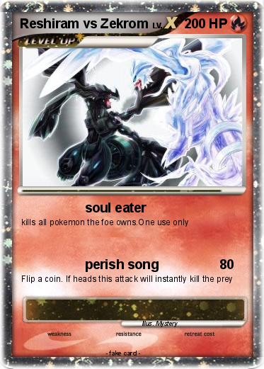 Pokemon Reshiram vs Zekrom