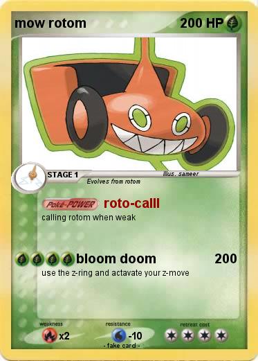 Pokemon mow rotom
