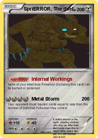 Pokemon SpriERROR, The thief