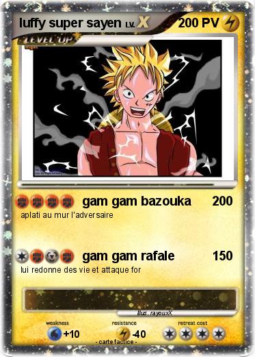 Pokemon luffy super sayen