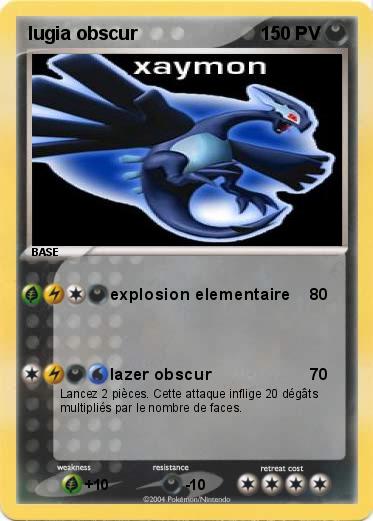 Pokemon lugia obscur