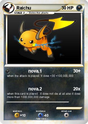 Pokemon Raichu