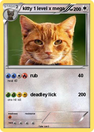 Pokemon kitty 1 level x mega
