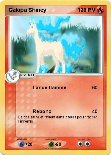 Pokemon Galopa Shiney