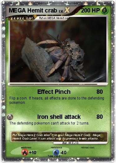 Pokemon MEGA Hemit crab