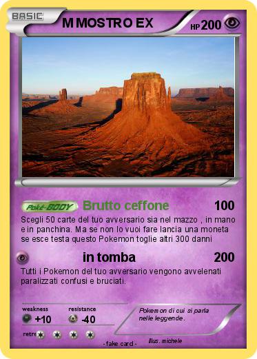 Pokemon M MOSTRO EX
