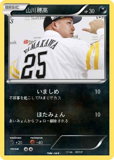 Pokemon 山川穂高