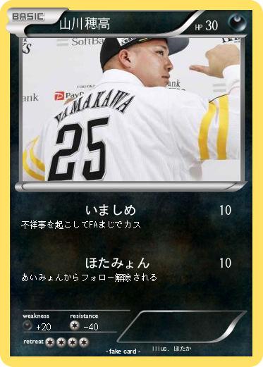 Pokemon 山川穂高