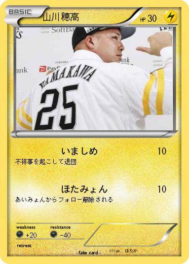 Pokemon 山川穂高