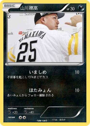 Pokemon 山川穂高