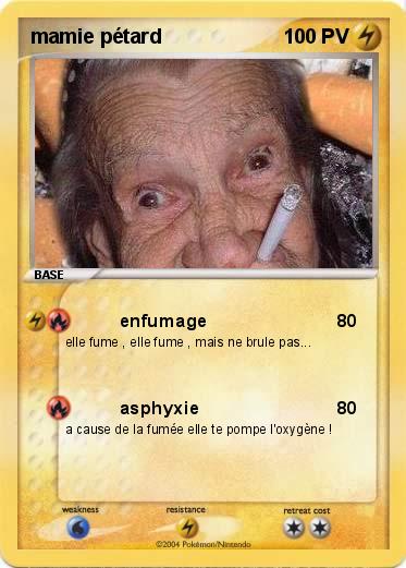 Pokemon mamie pétard