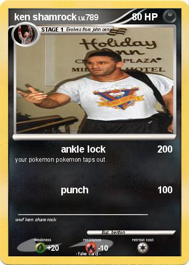 Pokemon ken shamrock