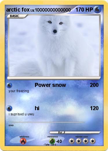 Pokemon arctic fox