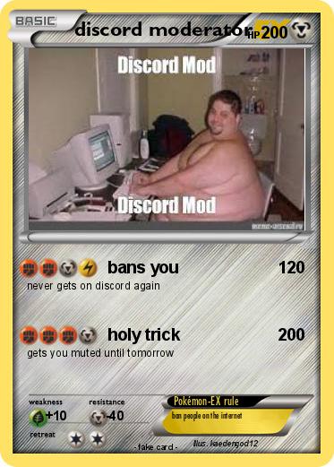 Pokemon discord moderator