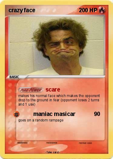 Pokemon crazy face