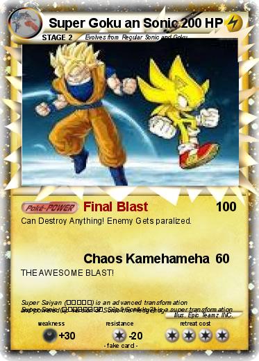 Pokemon Super Goku an Sonic