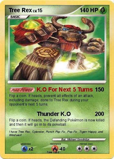 Pokemon Tree Rex