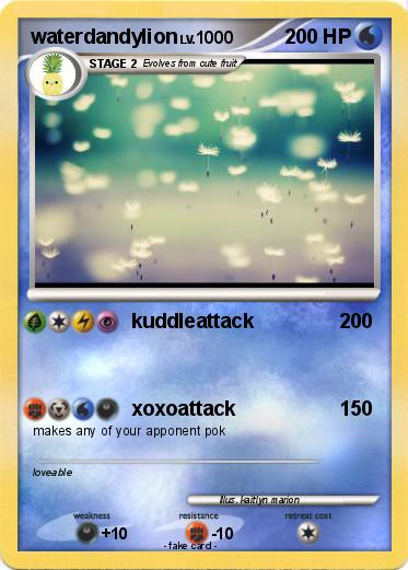 Pokemon waterdandylion