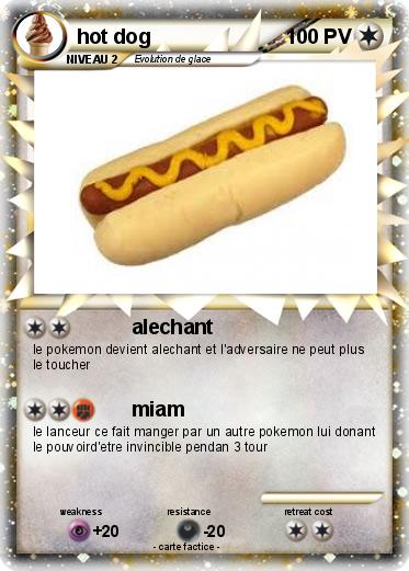 Pokemon hot dog
