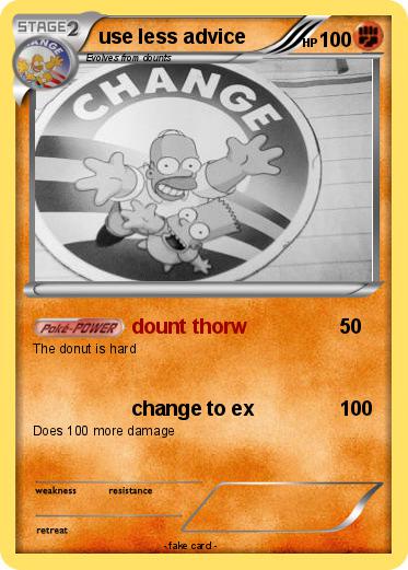 Pokemon use less advice
