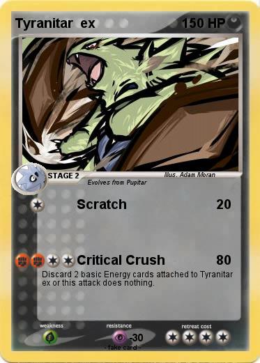 Pokemon Tyranitar  ex