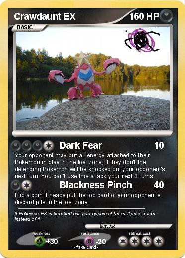 Pokemon Crawdaunt EX