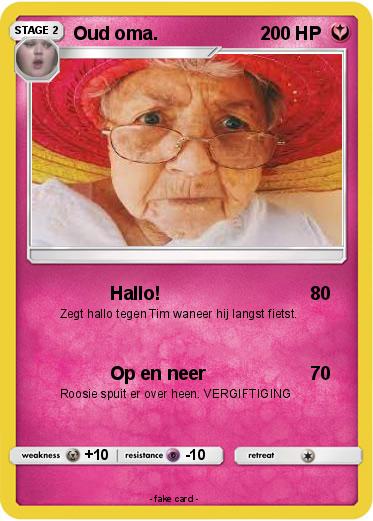 Pokemon Oud oma.
