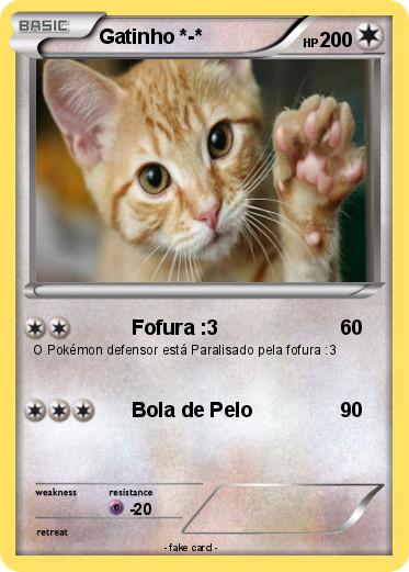 Pokemon Gatinho *-*