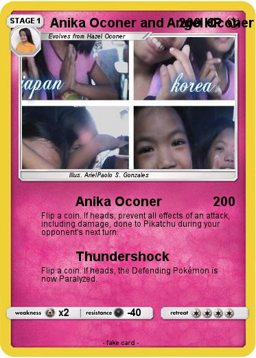Pokemon Anika Oconer and Angel Oconer