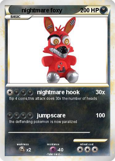 Pokemon nightmare foxy