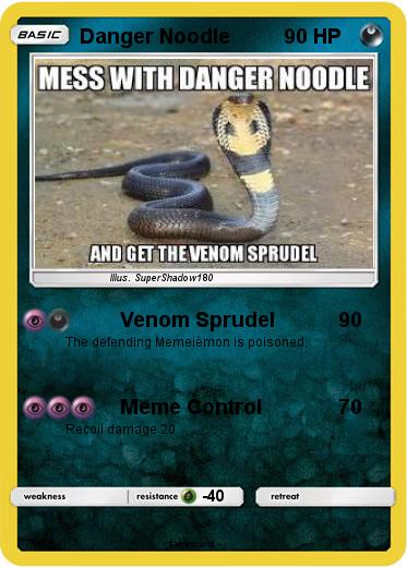Pokemon Danger Noodle