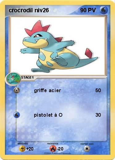 Pokemon crocrodil niv26