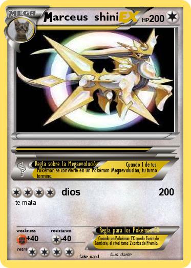 Pokemon arceus  shini
