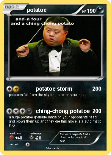 Pokemon potatoe