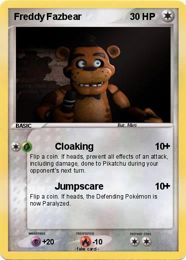 Pokemon Freddy Fazbear