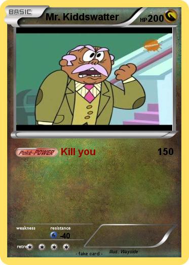 Pokemon Mr. Kiddswatter