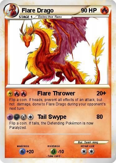 Pokemon Flare Drago