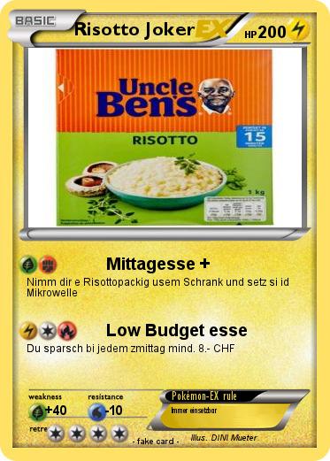 Pokemon Risotto Joker