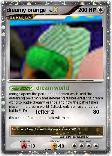 Pokemon dreamy orange