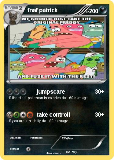Pokemon fnaf patrick